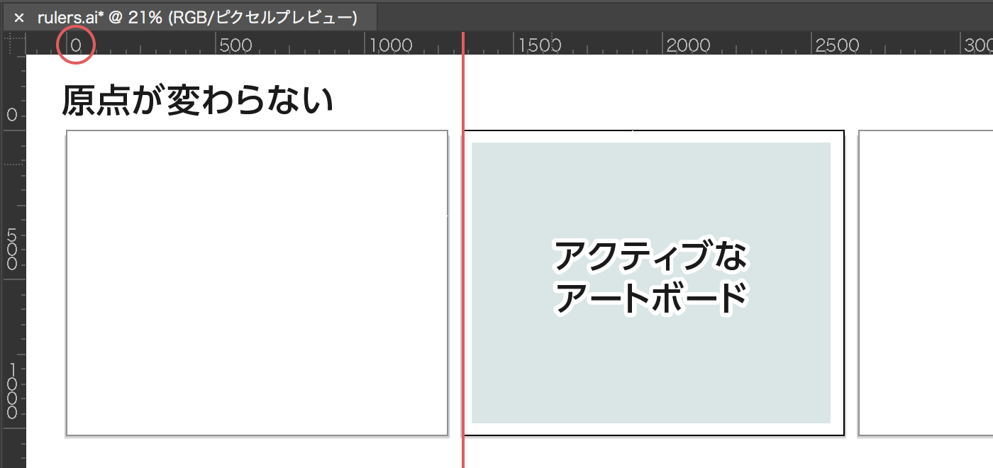 複数アートボードの時に便利 イラストレーターのアートボード定規 Plan B Works